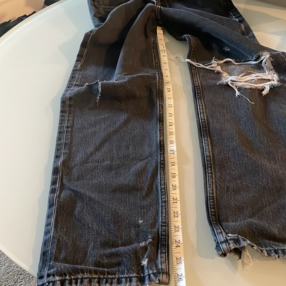 New Etica Rhea Midrise Straight Crop Jeans-Smokey Mountain Size 26 Retail $182 - Picture 8 of 13